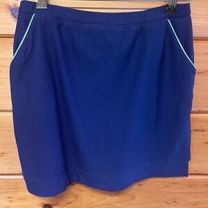 Swing Bette & Court Mesh Navy Athletic Sport Womens Skirt Skort M